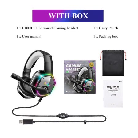 Игровые наушники EKSA E1000