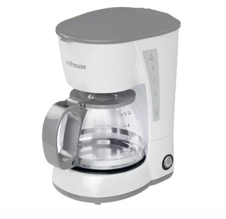 Кофеварка капельная Inhouse ICMD0603GW