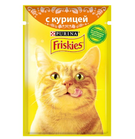 Корм для кошек Friskies, с говядиной, 85г, 26 шт