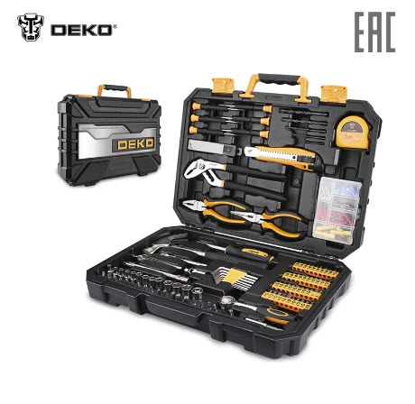 Набор инструментов для дома DEKO DKMT196 (TZ196)
