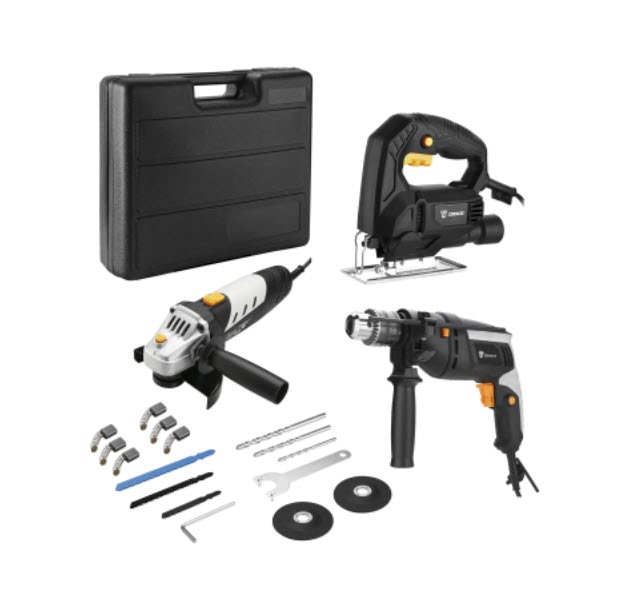 Набор сетевого инструмента DEKO в кейсе