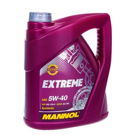 Синтетическое моторное масло MANNOL EXTREME 5W40 4 л