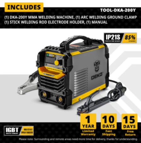 Сварочный аппарат DEKO DKA-200Y