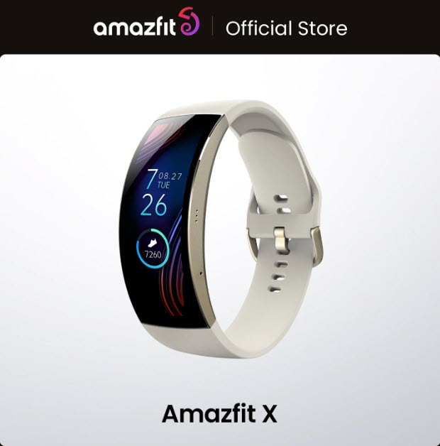 Умные часы Xiaomi Amazfit X с изогнутым экраном и титановым корпусом