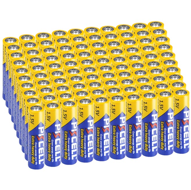 Батарейки PKCELL типа ААА 100 штук