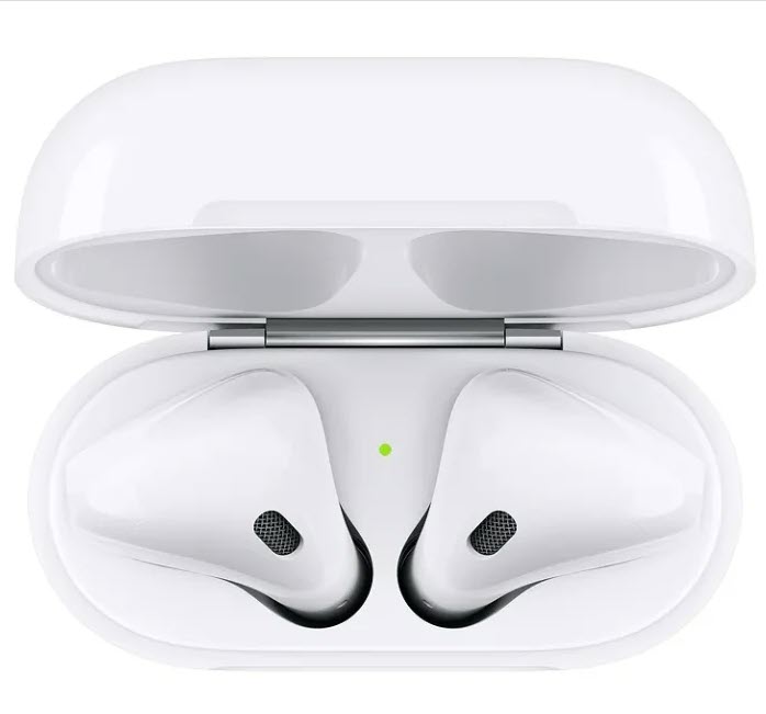 Беспроводные наушники Apple AirPods 2 с зарядным футляром MV7N2