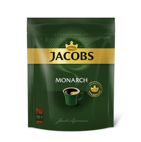 Кофе растворимый Jacobs Monarch, пакет, 500 г
