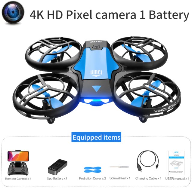 Новый мини Дрон 4K 1080P HD камера