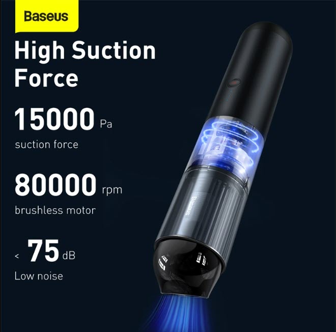 Портативный ручной пылесос Baseus