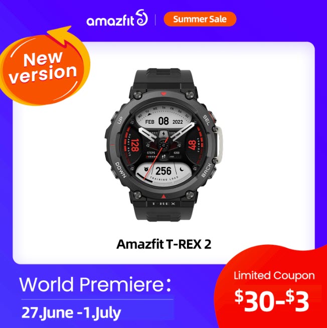 Смарт-часы Amazfit T Rex 2