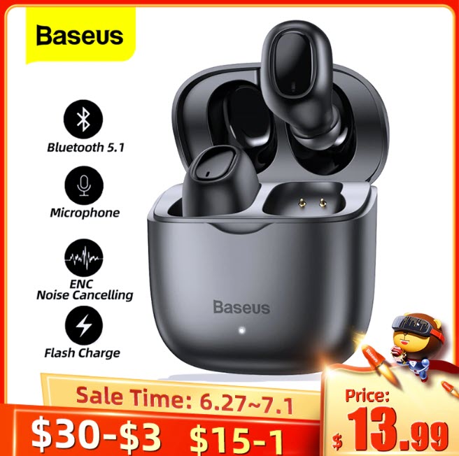 TWS наушники Baseus W12