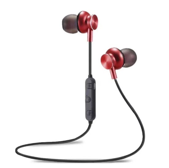 Беспроводные наушники More choice BG6 красный