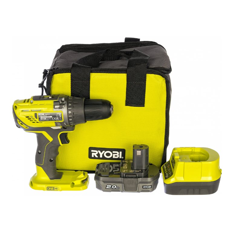 Дрель-шуруповерт Ryobi ONE+ R18DD3-120S