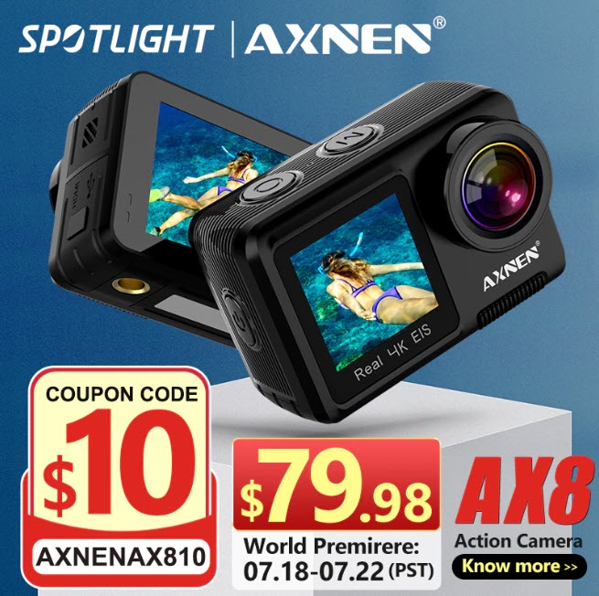Экшн-камера AXNEN AX8