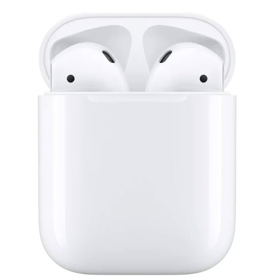 Беспроводные наушники Apple AirPods 2 с зарядным футляром