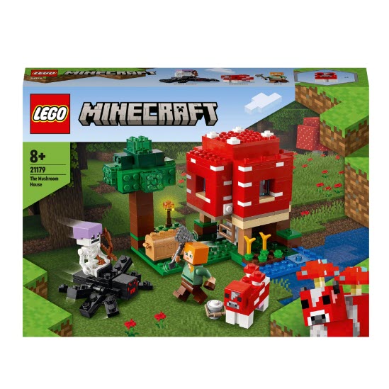 Конструктор LEGO Minecraft 21179 «Грибной дом»