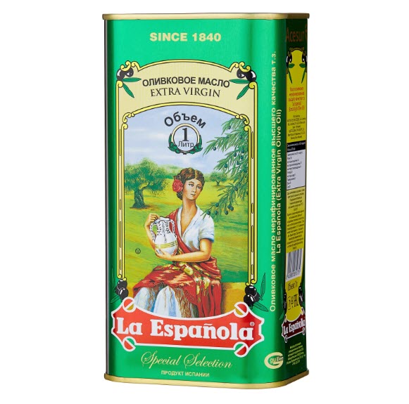 Масло оливковое La Espanola Extra Virgin, жестяная банка