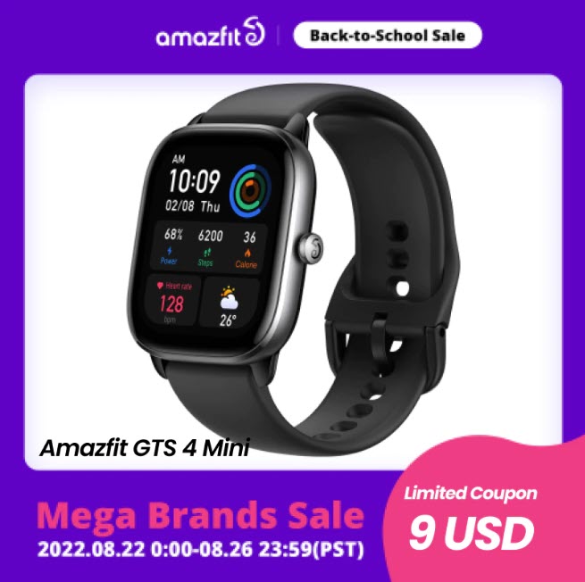 Смарт-часы Amazfit GTS 4 Mini