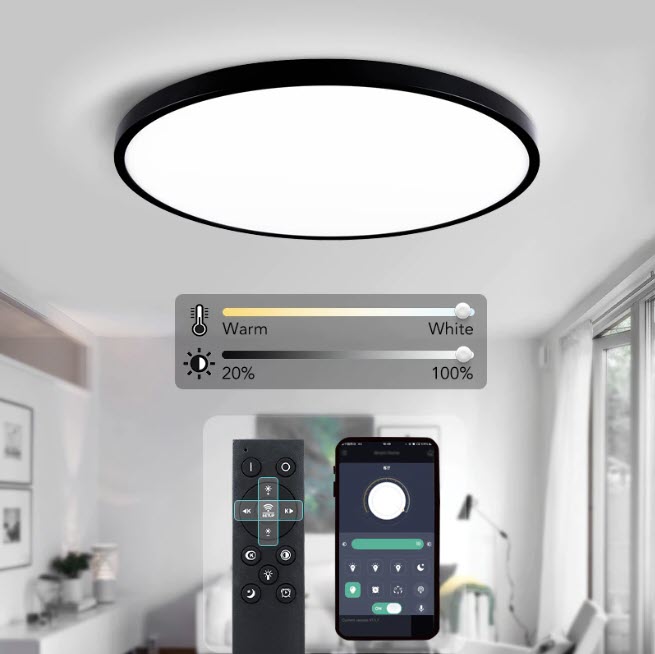 Ультратонкая светодиодная потолочная лампа