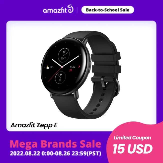 Умные часы Amazfit Zepp E Circle со скидкой на распродаже