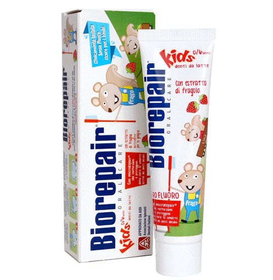 Детская зубная паста Biorepair Kids с хорошей скидкой на флеш-распродаже и с промокодом