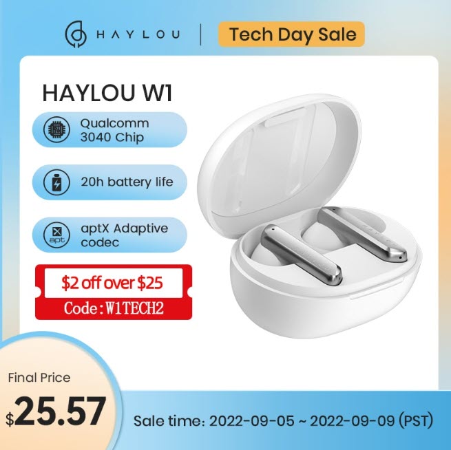 TWS наушники HAYLOU W1