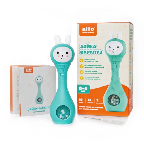 Музыкальная интерактивная игрушка Зайка-Карапуз alilo S1