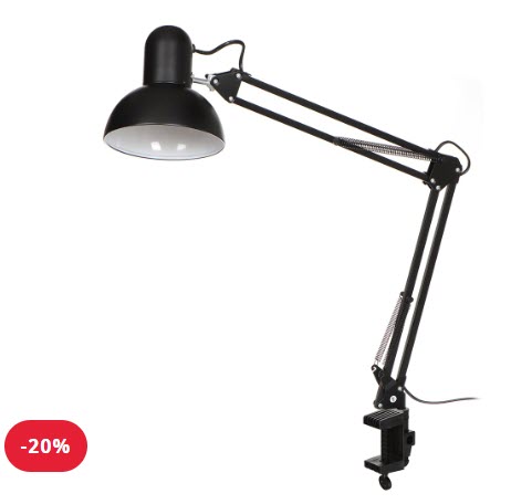 Светильник настольный на струбцине Lofter