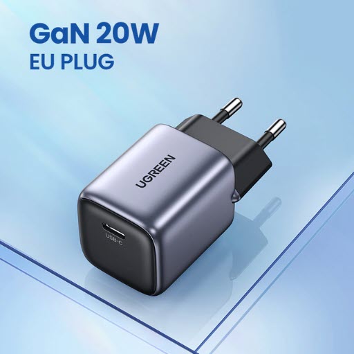 Зарядное устройство Ugreen Gan 20W