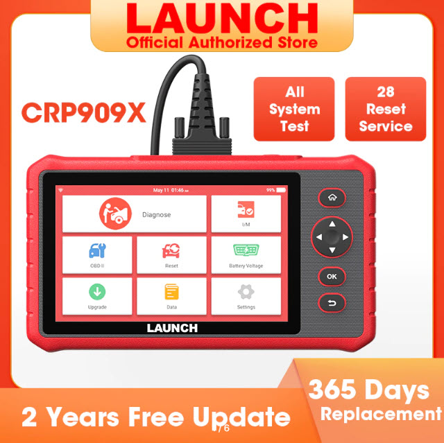 Автомобильный диагностический сканер LAUNCH X431 CRP909X