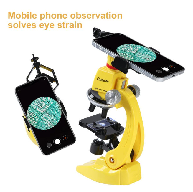 Микроскоп Chanseon C2157 c увеличением 100х - 1200х для детей