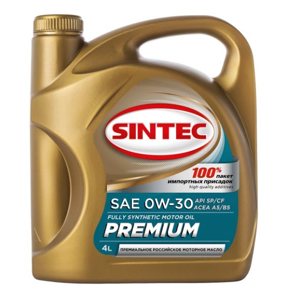 Моторное масло SINTEC PREMIUM Синтетическое 4 л