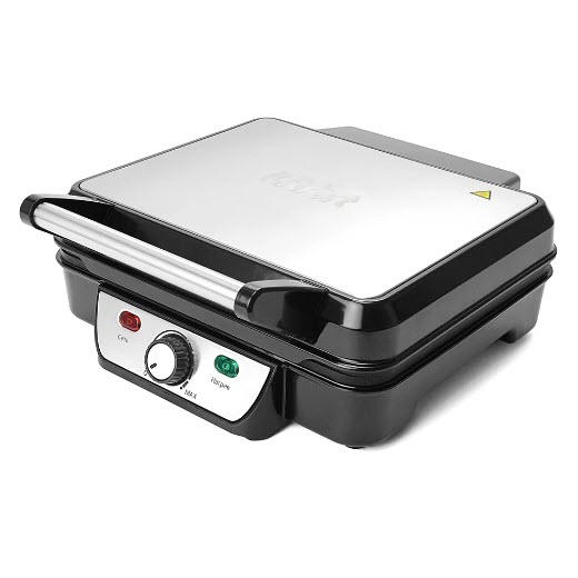 Гриль Kitfort KT-1626, серебристый/черный