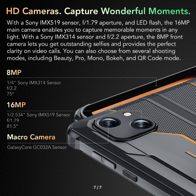 Мини-планшет Oukitel RT3