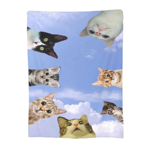 Мягкое дышащее одеяло с изображением из известного мема «Натааааш, вставай....»