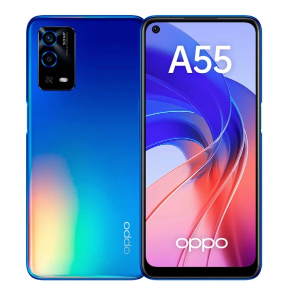 Смартфон OPPO A55 4/128 ГБ, синий