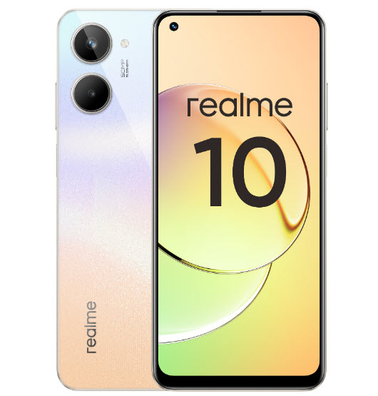 Смартфон realme 10 4/128 ГБ RU, белый