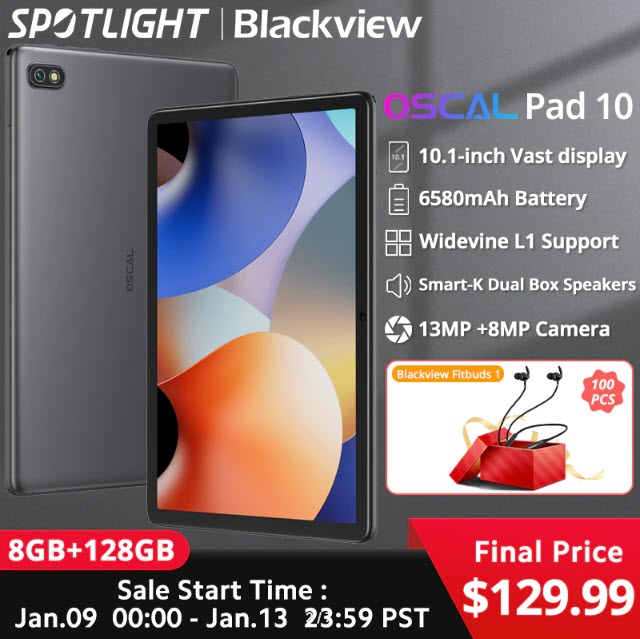 Планшет Blackview Oscal Pad 10