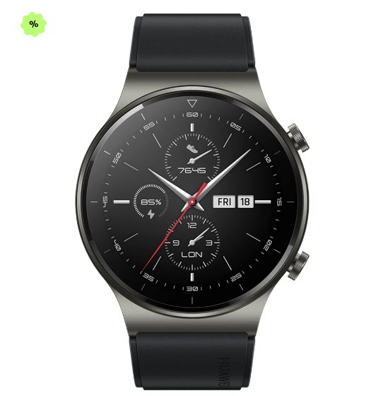 Умные часы HUAWEI WATCH GT 2 Pro, черная ночь