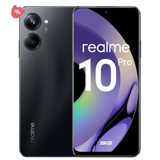 Смартфон realme 10 Pro 5G 8/128 ГБ RU, 2 nano SIM, черный