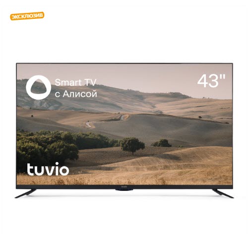 Телевизор Tuvio 4К ULTRA HD DLED на платформе Яндекс.ТВ