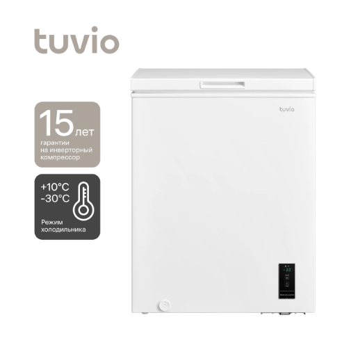Морозильный ларь с инвертором и дисплеем Tuvio FCS15HW1