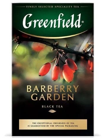 Чай черный Greenfield Barberry Garden листовой, 100 г