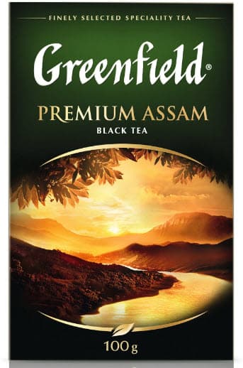 Чай черный Greenfield Premium Assam листовой, 100 г