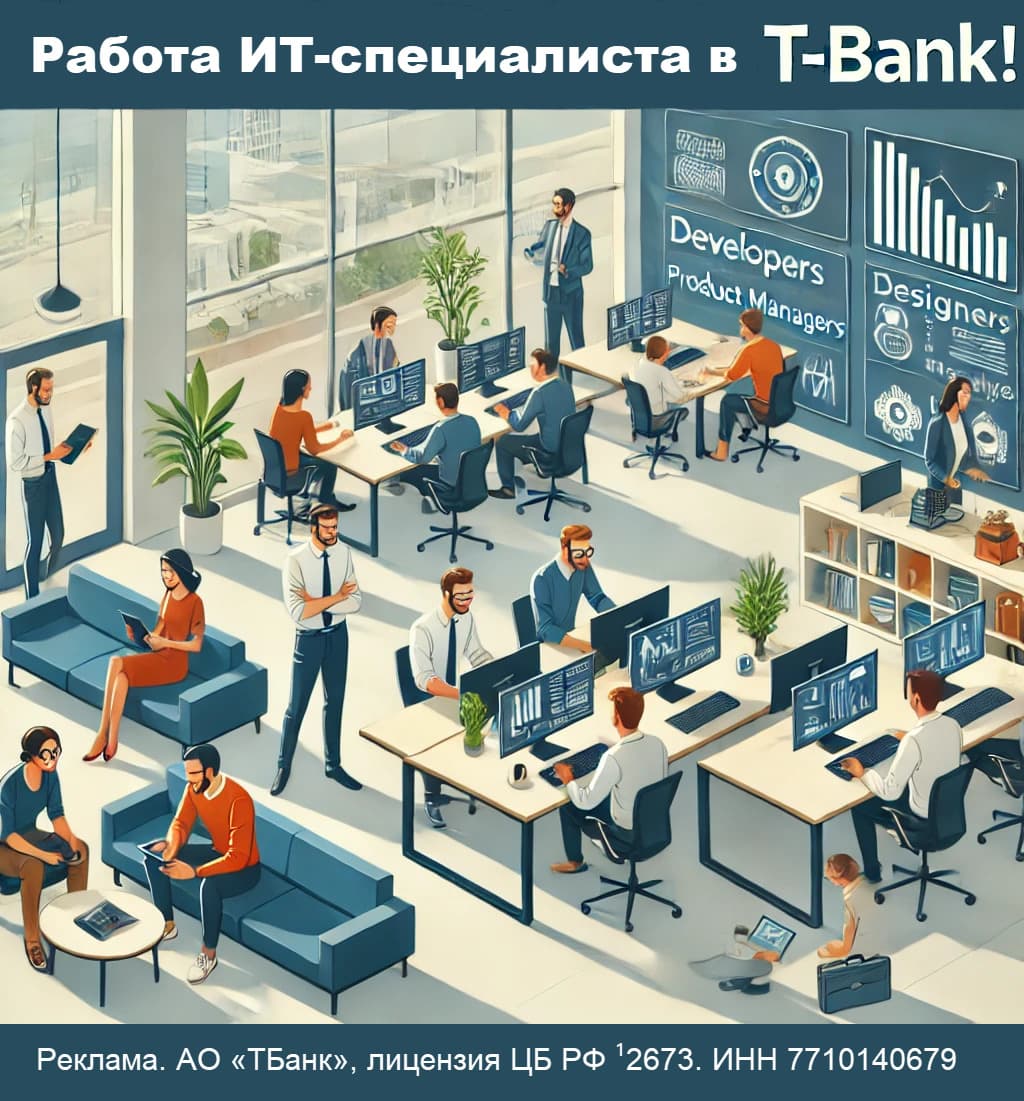 Работа ИТ-специалиста 2024 в Т-Банк!